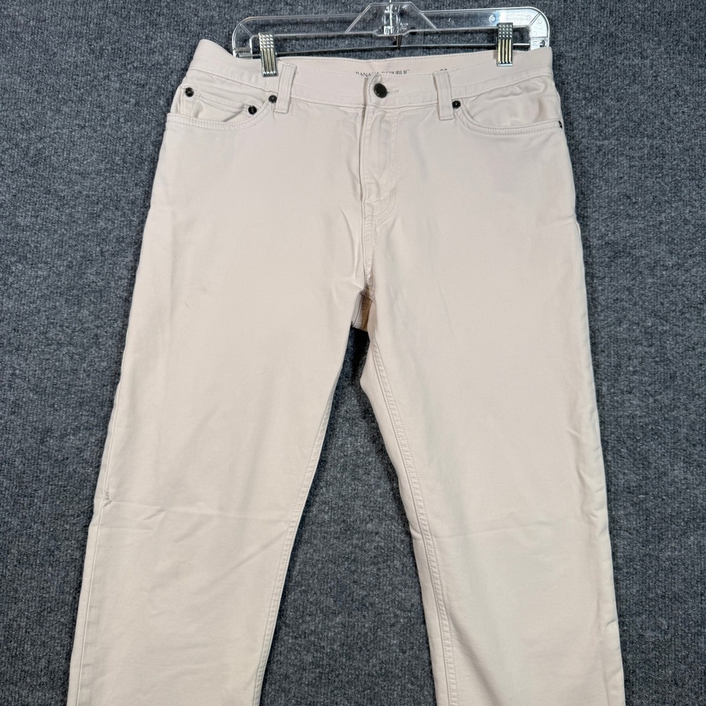 Banana Republic 32x30 Light Beige Slim Fit Traveler - Picture 3 of 13